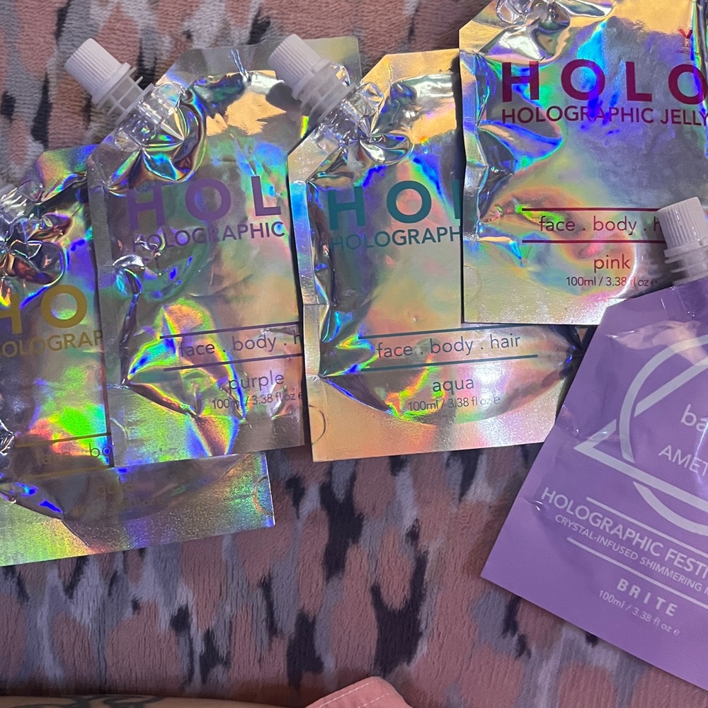 Holo body festival glitter